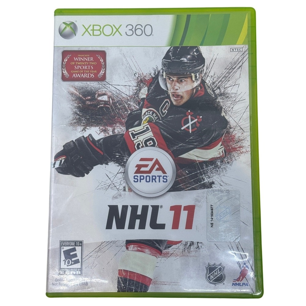 NHL 11 EA Sports Xbox 360 Video Game Hockey NTSC Complete‎ With Manual